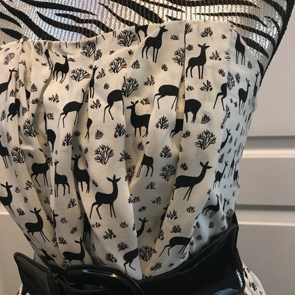 *RARE* Anna Sui for Anthropologie Deer-Print Dress - Picture 3 of 8
